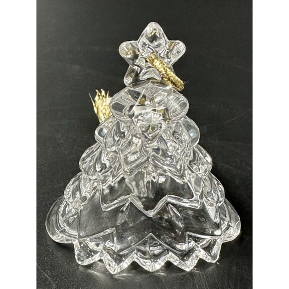 Lot of 3 Glass and Crystal Bells Mikasa Christmas Tree Bell Happy 5th Bell - Picture 15 of 16